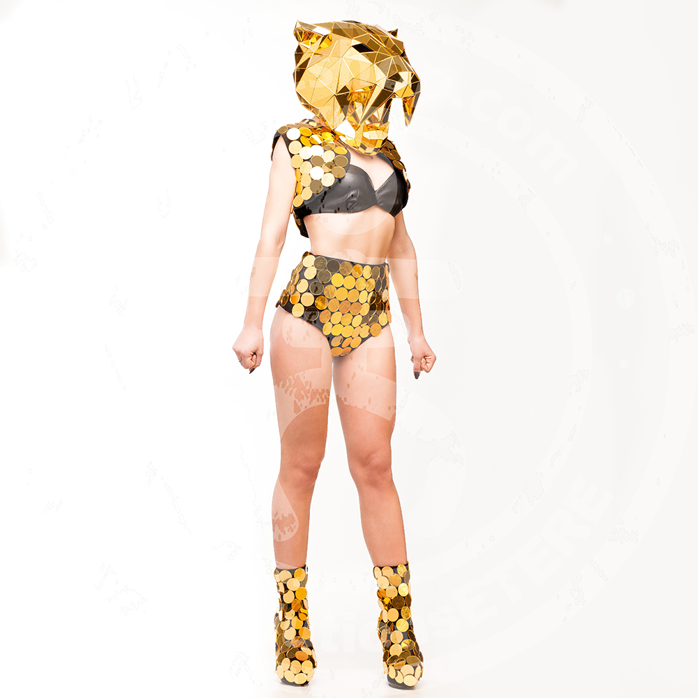 Mirror Tiger 3D mask