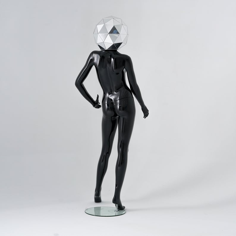 Sphere Masquerade mouth animal mirror mask