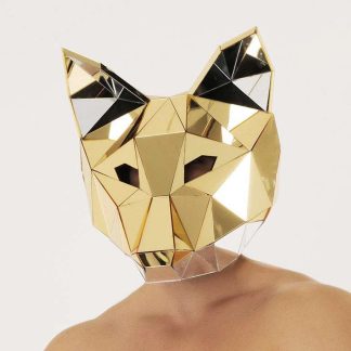 Fox Masquerade mouth animal mirror mask