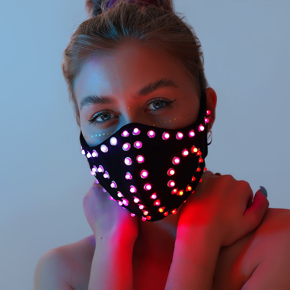Smart PL LED Face Mask Fetish Style