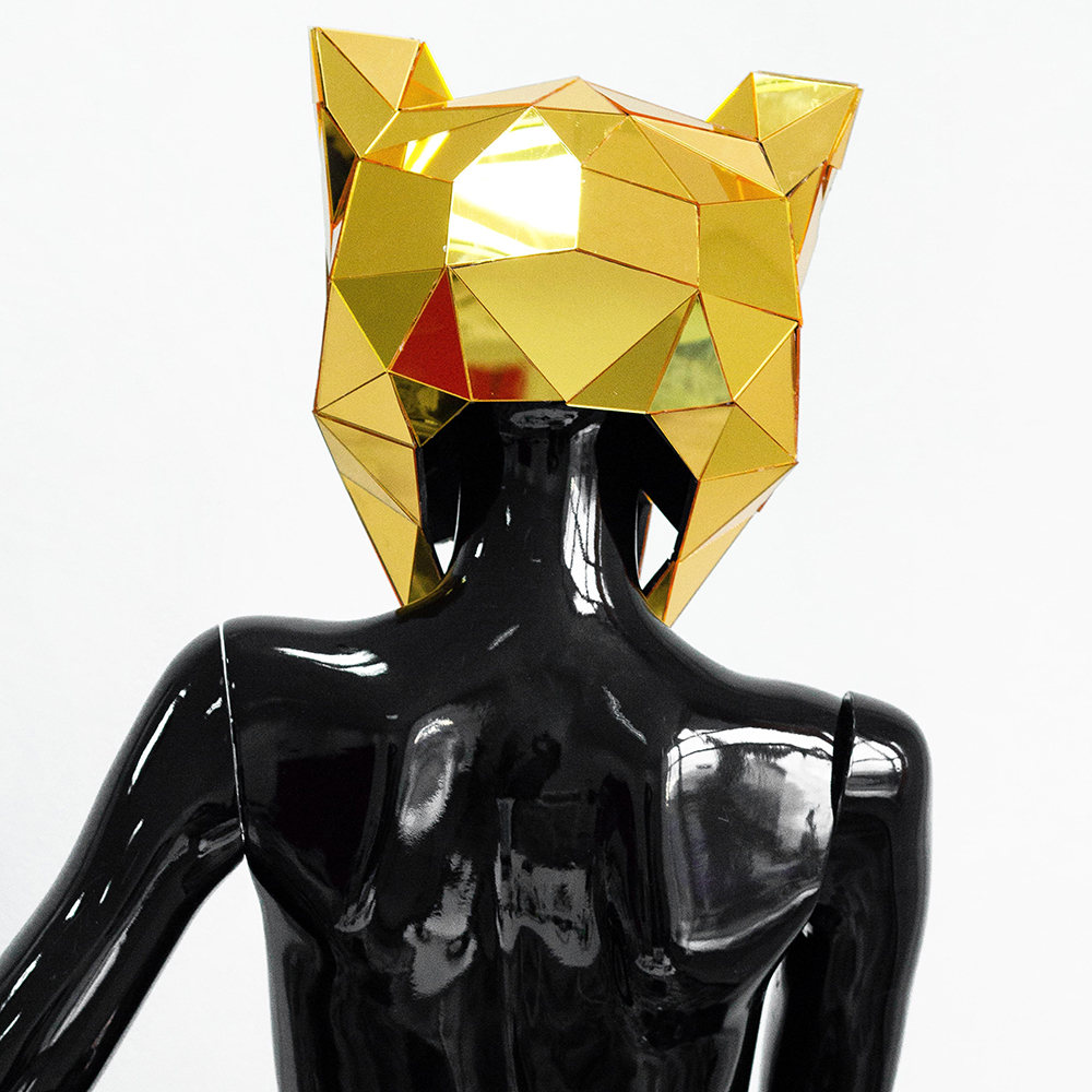 Panther Masquerade Animal Mirror Mask