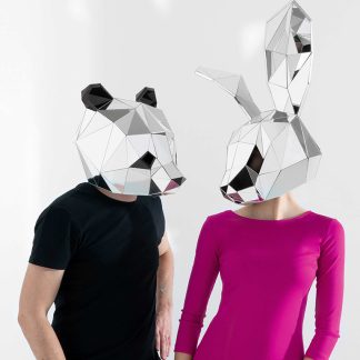Mirror Rabbit 3D mask