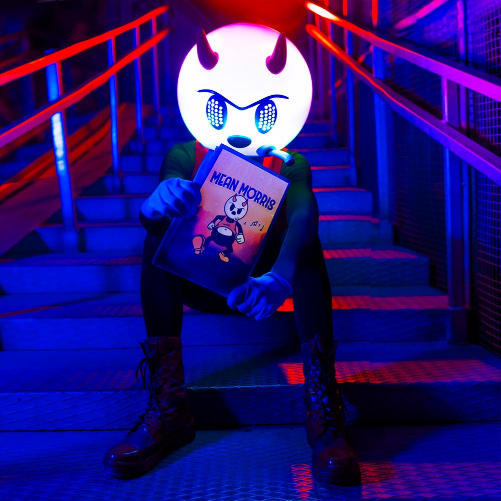 Custom made LED Helmet with Horns / Comix Cosplay Helmet for Halloween