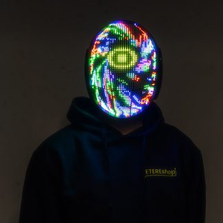 High Density Screen HD light up DJ Helmet for Halloween