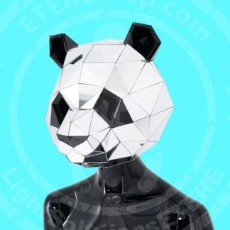 Man Mirror Panda 3D mask