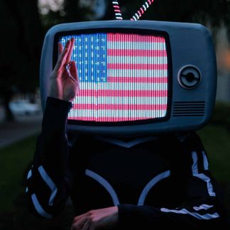 Cosplay Screen Led lighting Helmet TV